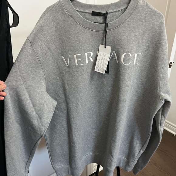 Versace grey sweater designer sale - Picture 2 of 5